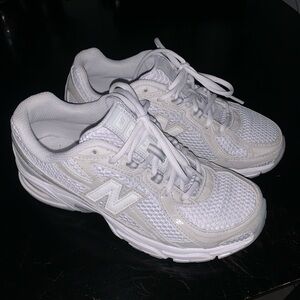 New Balance Women's White Mesh Sneakers